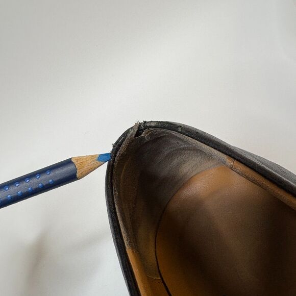 SALVATORE FERRAGAMO Classic Monk Strap Black  Leather Loafers Mens Size 10.5 - Picture 13 of 15